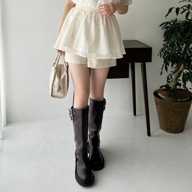 【one after another】バイカーブーツ | NICE CLAUP / OLIVE des OLIVE　OUTLET | 詳細画像1 