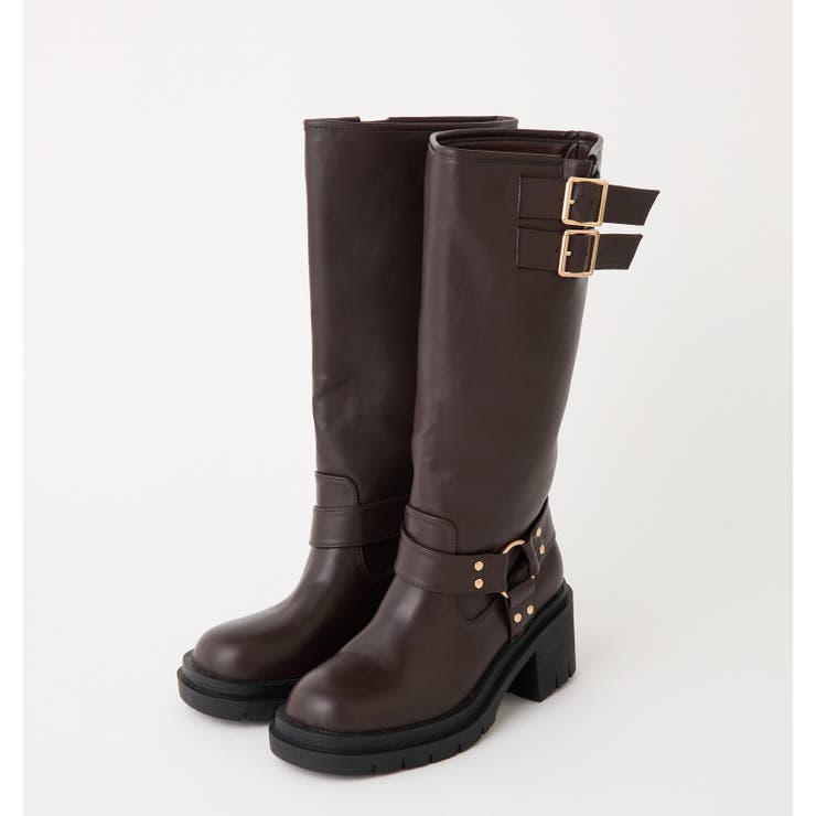 Dブラウン | 【one after another】バイカーブーツ | NICE CLAUP / OLIVE des OLIVE　OUTLET