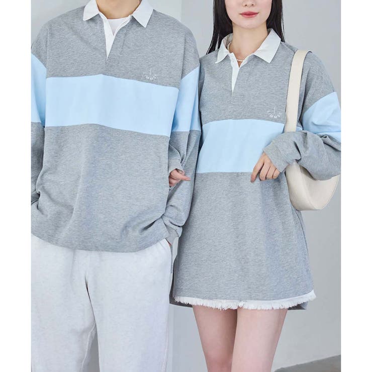 LIMMSE】ラガーシャツ[品番：NCLW0012736]｜NICE CLAUP / OLIVE