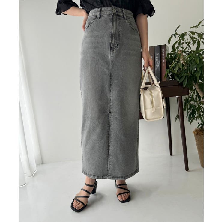デニムスカート SML展開 | NICE CLAUP / OLIVE des OLIVE　OUTLET | 詳細画像2 