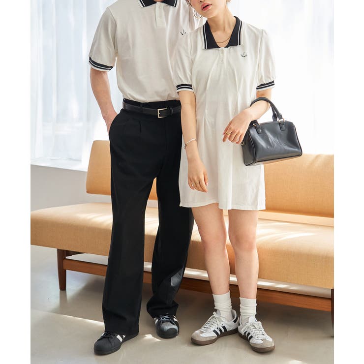 【LIMMSE】ワンポイント刺しゅうポロワンピース | NICE CLAUP / OLIVE des OLIVE　OUTLET | 詳細画像8 