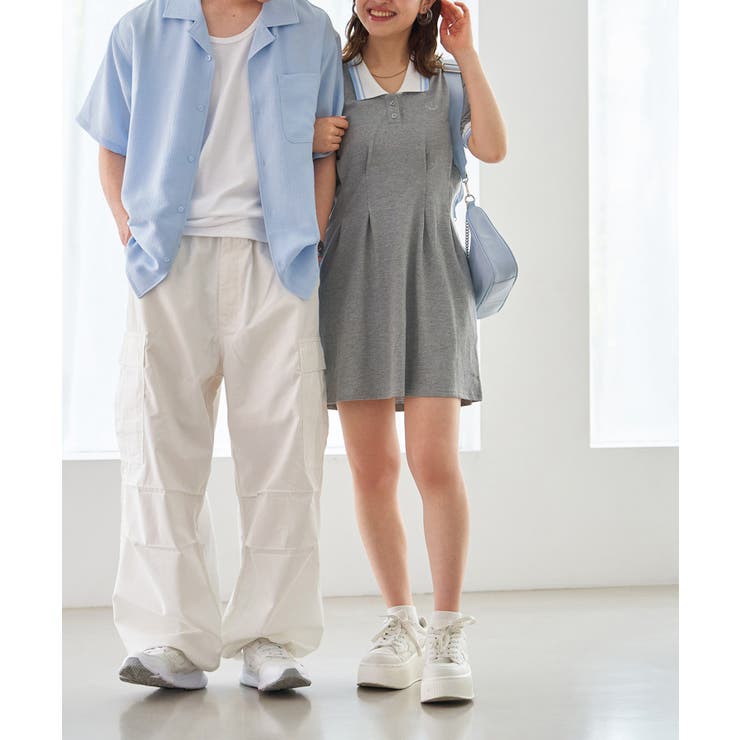 【LIMMSE】ワンポイント刺しゅうポロワンピース | NICE CLAUP / OLIVE des OLIVE　OUTLET | 詳細画像20 
