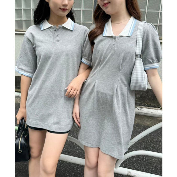 【LIMMSE】ワンポイント刺しゅうポロワンピース | NICE CLAUP / OLIVE des OLIVE　OUTLET | 詳細画像25 