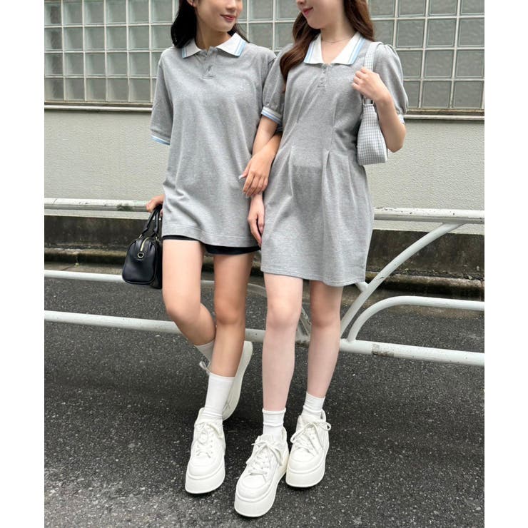 【LIMMSE】ワンポイント刺しゅうポロワンピース | NICE CLAUP / OLIVE des OLIVE　OUTLET | 詳細画像26 