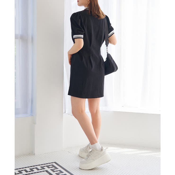 【LIMMSE】ワンポイント刺しゅうポロワンピース | NICE CLAUP / OLIVE des OLIVE　OUTLET | 詳細画像30 