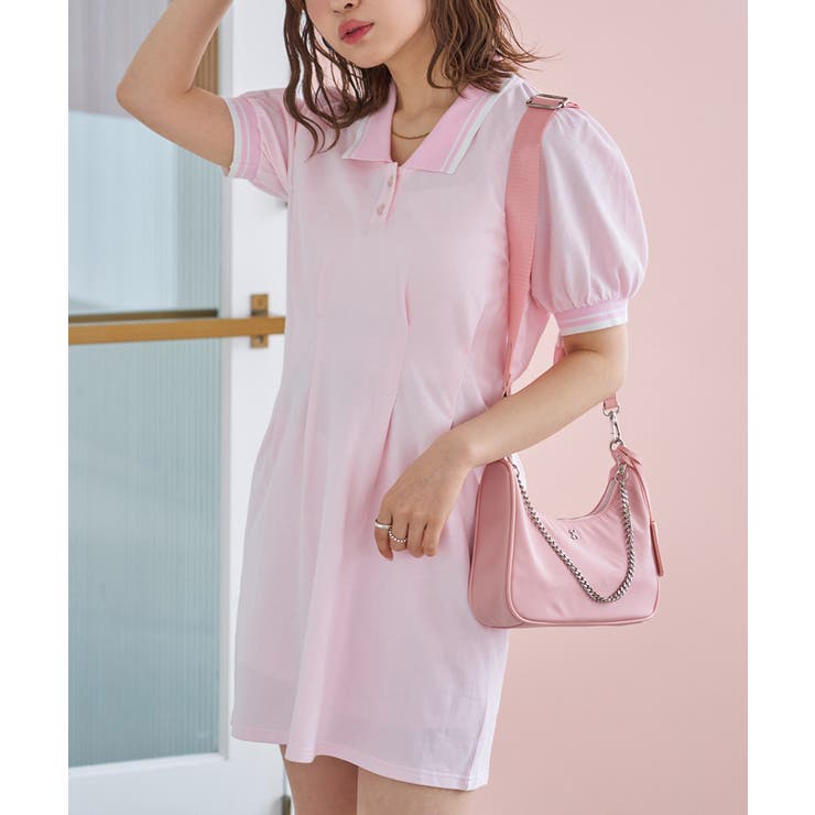 【LIMMSE】ワンポイント刺しゅうポロワンピース | NICE CLAUP / OLIVE des OLIVE　OUTLET | 詳細画像44 