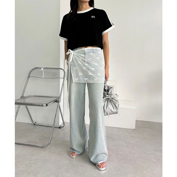 【one after another】レース巻きスカート/WEB限定 | NICE CLAUP / OLIVE des OLIVE　OUTLET | 詳細画像5 