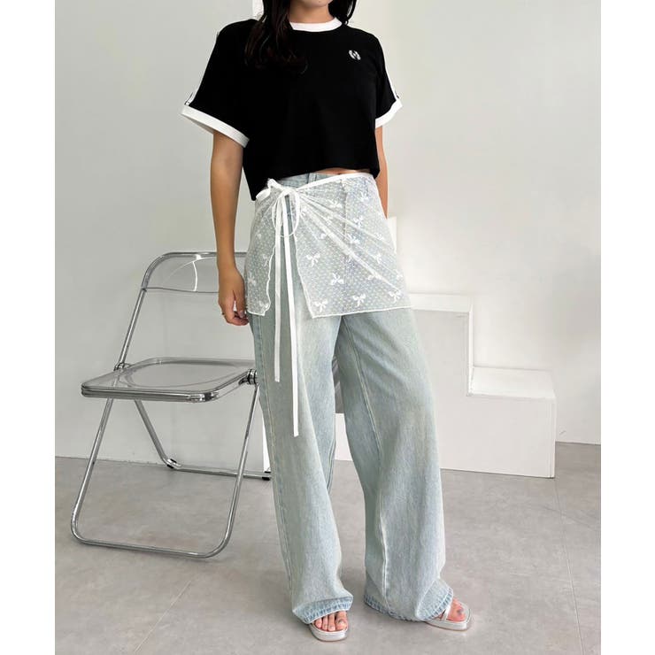 【one after another】レース巻きスカート/WEB限定 | NICE CLAUP / OLIVE des OLIVE　OUTLET | 詳細画像6 