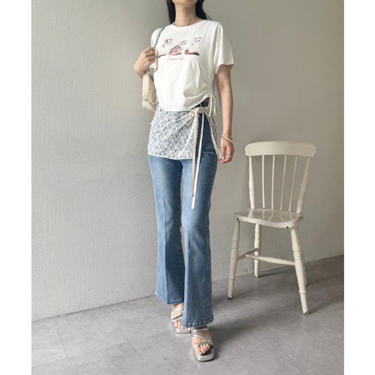 【one after another】レース巻きスカート/WEB限定 | NICE CLAUP / OLIVE des OLIVE　OUTLET | 詳細画像9 