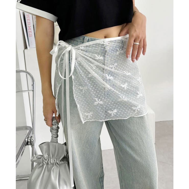 アイボリー | 【one after another】レース巻きスカート/WEB限定 | NICE CLAUP / OLIVE des OLIVE　OUTLET