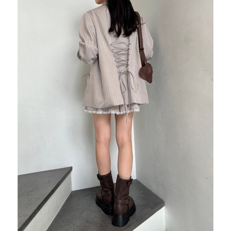 【one after another】裾レースプリーツミニスカート | NICE CLAUP / OLIVE des OLIVE　OUTLET | 詳細画像5 