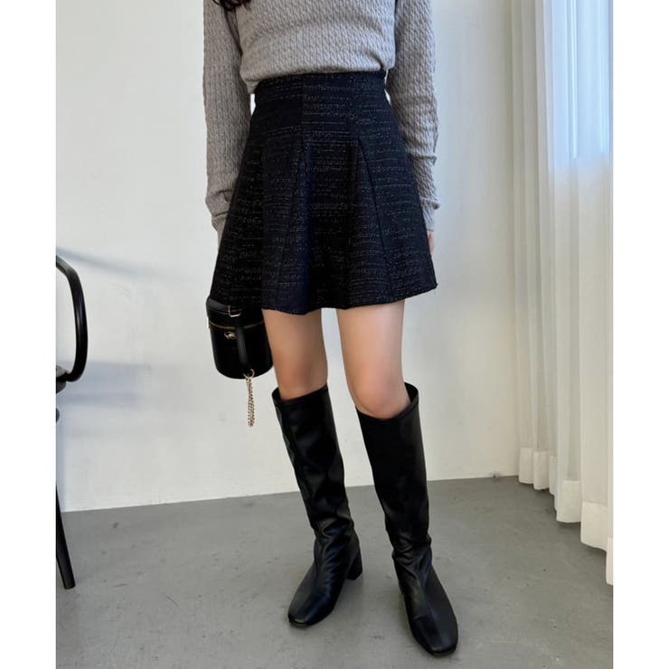 【one after another】マチ入りフレアミニスカート | NICE CLAUP / OLIVE des OLIVE　OUTLET | 詳細画像17 