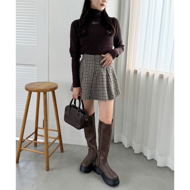 【one after another】マチ入りフレアミニスカート | NICE CLAUP / OLIVE des OLIVE　OUTLET | 詳細画像10 