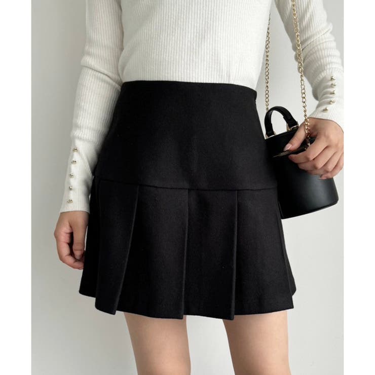 ブラック | 【one after another】スタイルアップミニスカート | NICE CLAUP / OLIVE des OLIVE　OUTLET