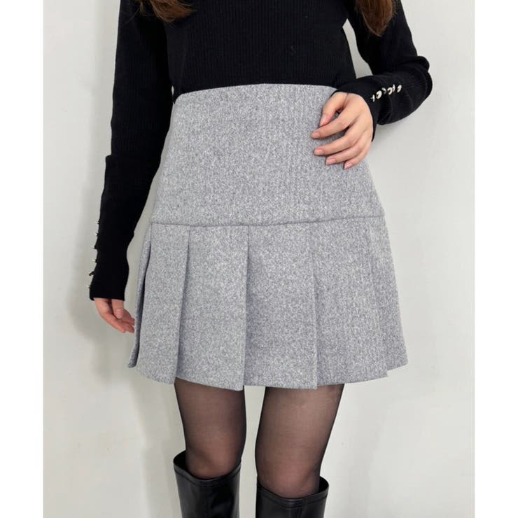 グレー | 【one after another】スタイルアップミニスカート | NICE CLAUP / OLIVE des OLIVE　OUTLET