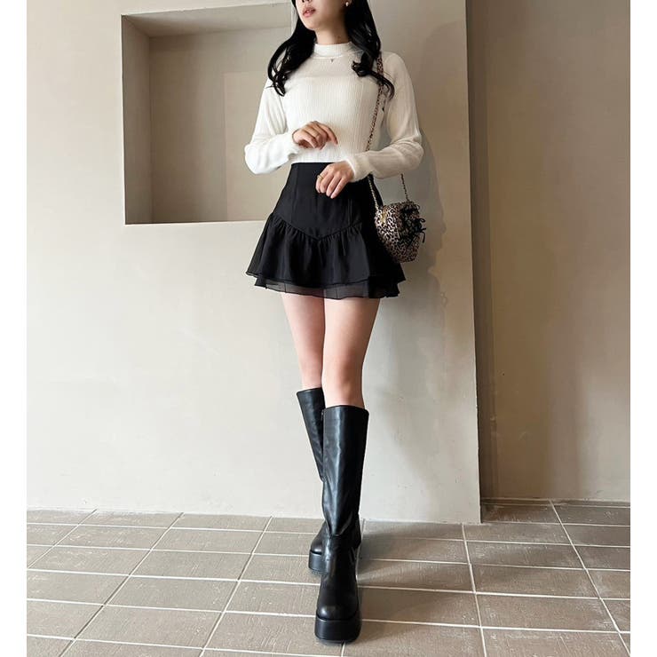 one after another】【トレンドアイテム】バレエコアスカート[品番