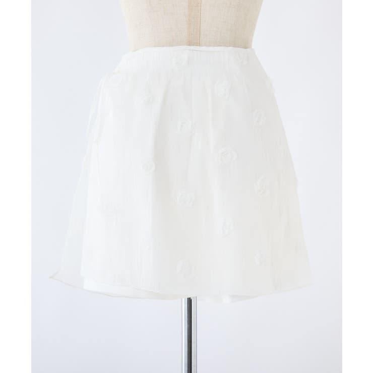 【one after another】レース巻きスカートSETショーパン | NICE CLAUP / OLIVE des OLIVE　OUTLET | 詳細画像4 