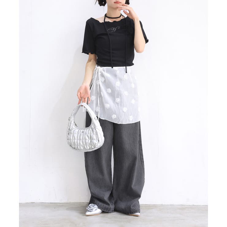 【one after another】レース巻きスカートSETショーパン | NICE CLAUP / OLIVE des OLIVE　OUTLET | 詳細画像10 