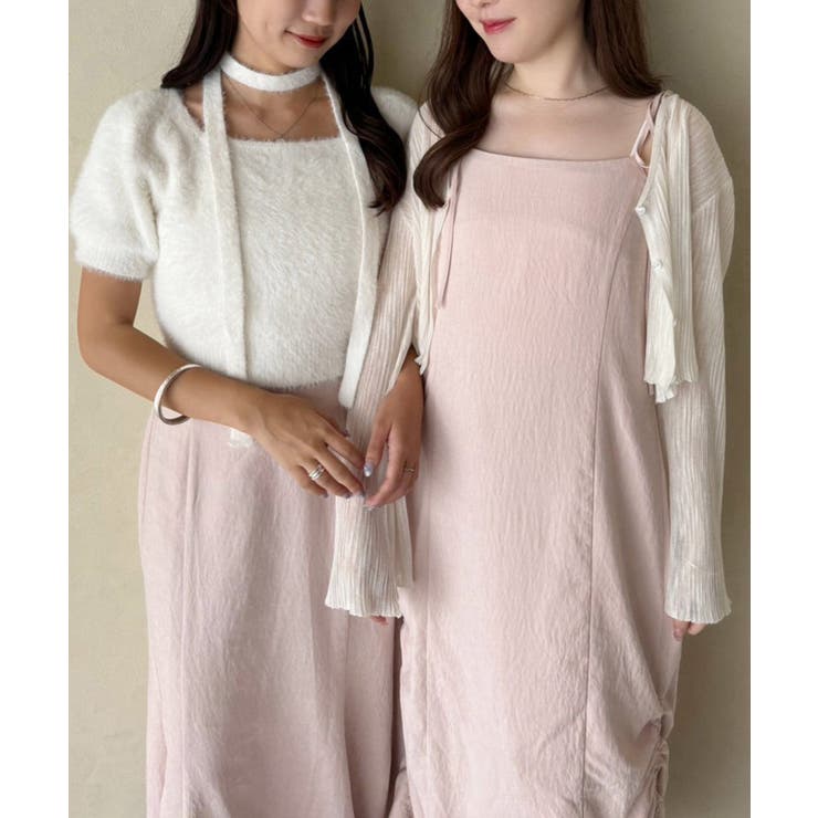 【one after another】チョーカー付き半袖フェザーニット | NICE CLAUP / OLIVE des OLIVE　OUTLET | 詳細画像21 