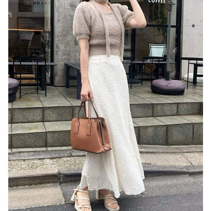 【one after another】チョーカー付き半袖フェザーニット | NICE CLAUP / OLIVE des OLIVE　OUTLET | 詳細画像41 