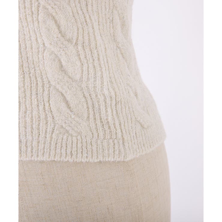 one after another】スパンコールニットアンサンブル[品番