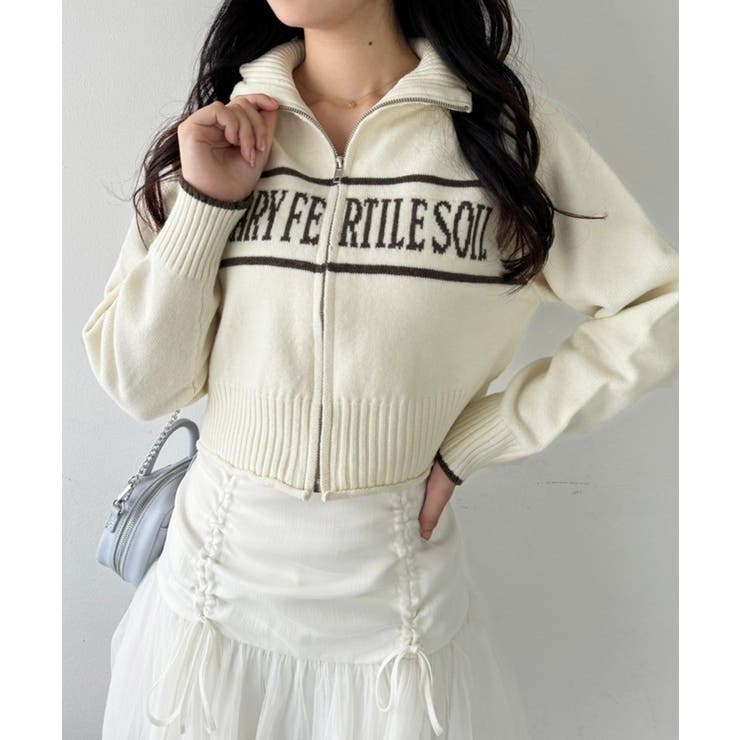 【one after another】ニットトラックジャケット | NICE CLAUP / OLIVE des OLIVE　OUTLET | 詳細画像2 