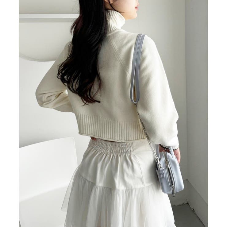 【one after another】ニットトラックジャケット | NICE CLAUP / OLIVE des OLIVE　OUTLET | 詳細画像7 