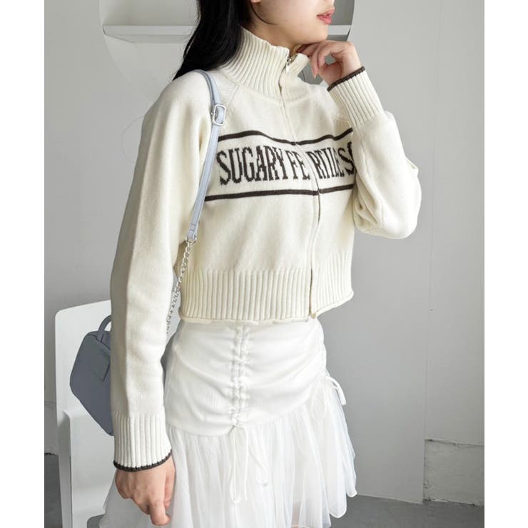 【one after another】ニットトラックジャケット | NICE CLAUP / OLIVE des OLIVE　OUTLET | 詳細画像8 