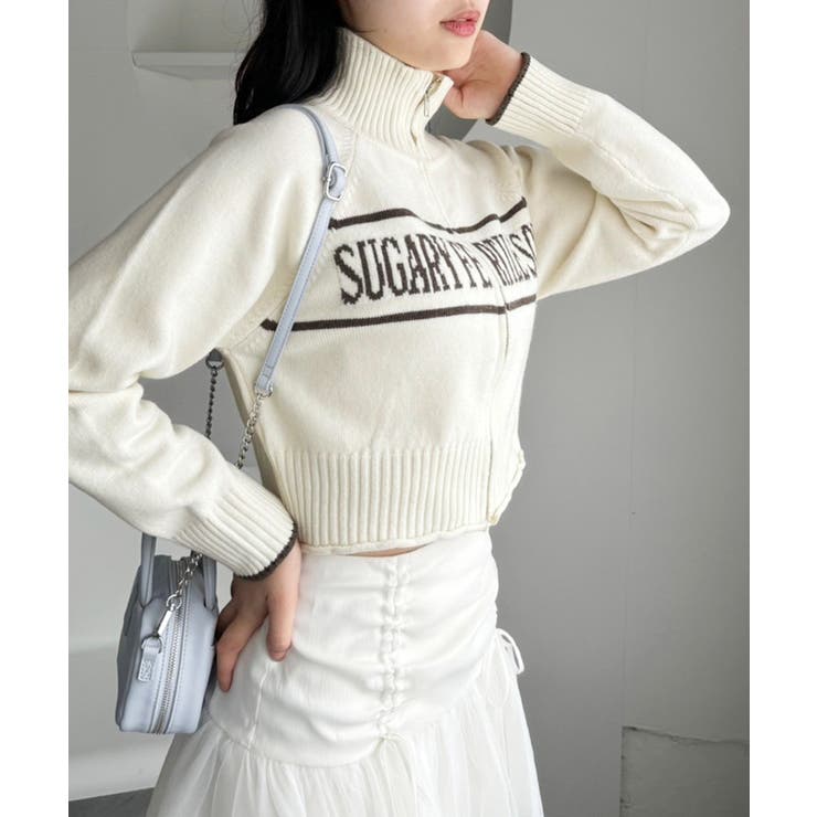 【one after another】ニットトラックジャケット | NICE CLAUP / OLIVE des OLIVE　OUTLET | 詳細画像9 