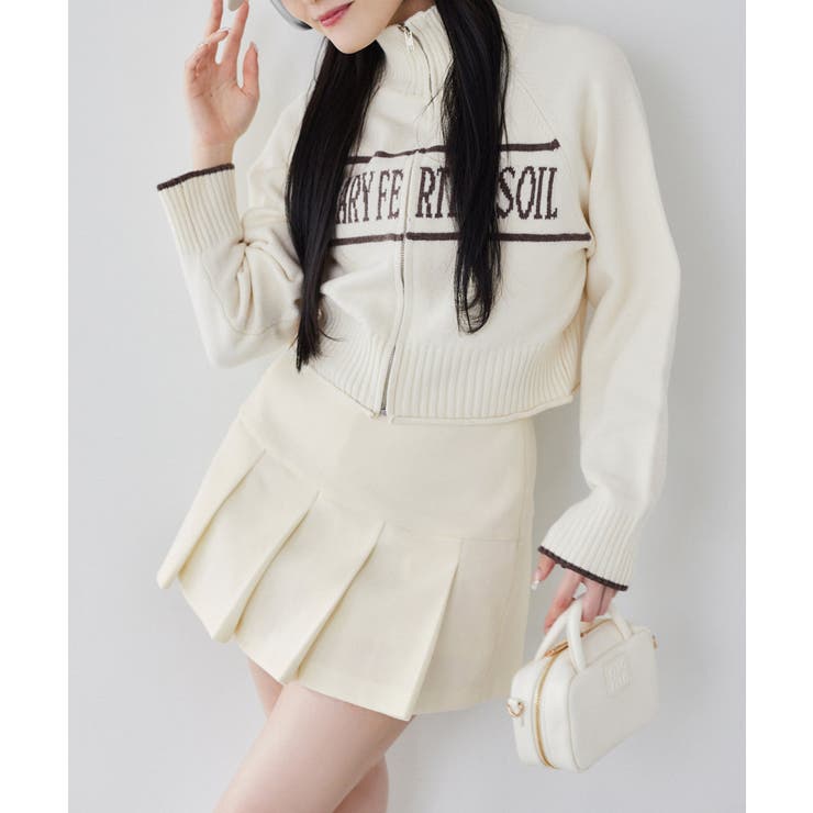 【one after another】ニットトラックジャケット | NICE CLAUP / OLIVE des OLIVE　OUTLET | 詳細画像13 