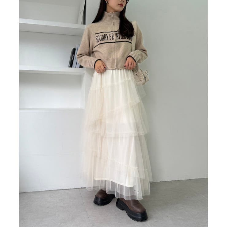 【one after another】ニットトラックジャケット | NICE CLAUP / OLIVE des OLIVE　OUTLET | 詳細画像24 