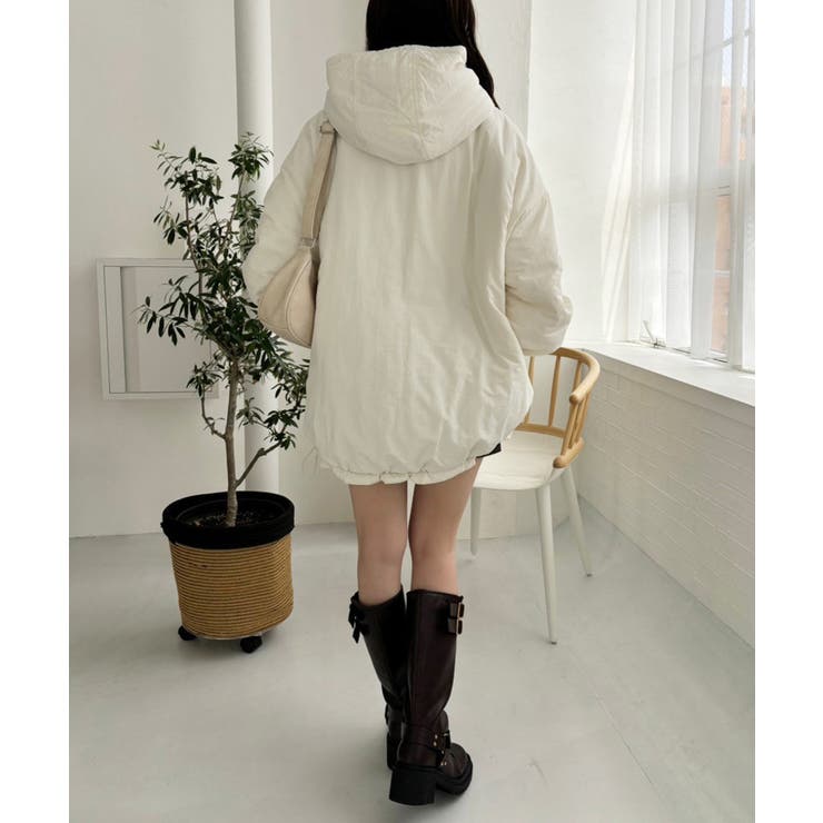 【one after another】モンスターパーカーオーバーサイズブルゾン | NICE CLAUP / OLIVE des OLIVE　OUTLET | 詳細画像5 