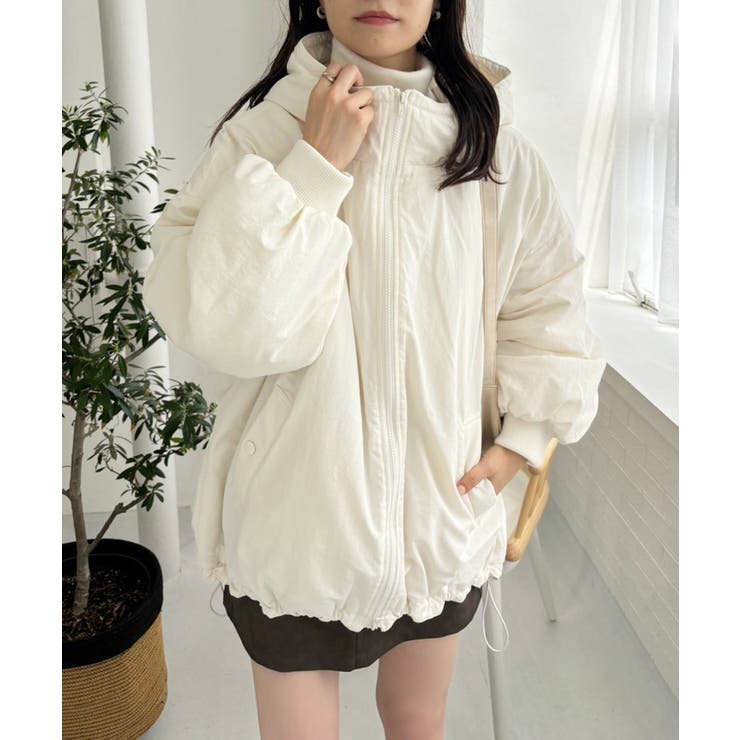 【one after another】モンスターパーカーオーバーサイズブルゾン | NICE CLAUP / OLIVE des OLIVE　OUTLET | 詳細画像6 