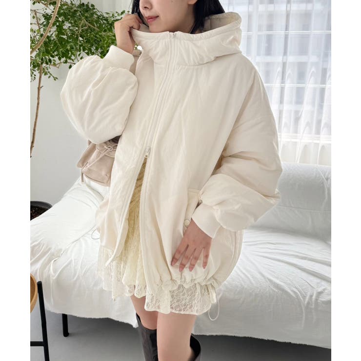 【one after another】モンスターパーカーオーバーサイズブルゾン | NICE CLAUP / OLIVE des OLIVE　OUTLET | 詳細画像11 