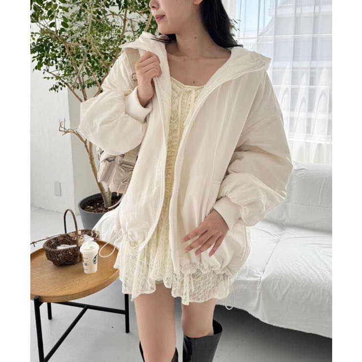 【one after another】モンスターパーカーオーバーサイズブルゾン | NICE CLAUP / OLIVE des OLIVE　OUTLET | 詳細画像13 