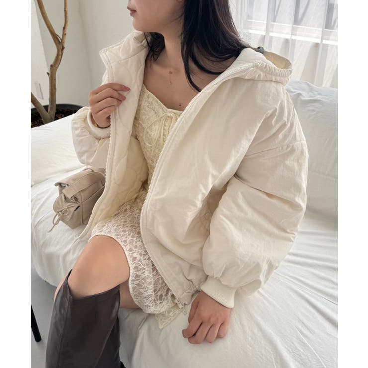 【one after another】モンスターパーカーオーバーサイズブルゾン | NICE CLAUP / OLIVE des OLIVE　OUTLET | 詳細画像17 