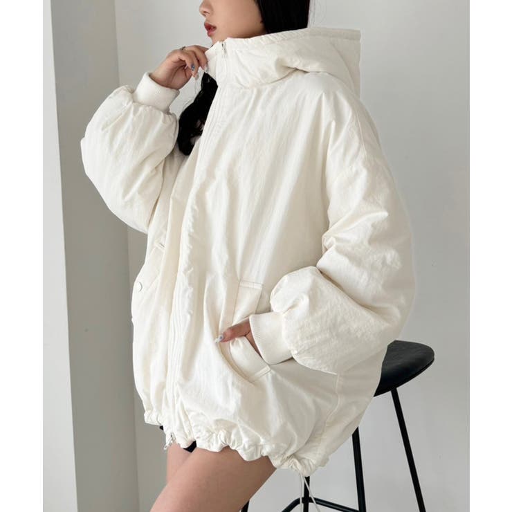 【one after another】モンスターパーカーオーバーサイズブルゾン | NICE CLAUP / OLIVE des OLIVE　OUTLET | 詳細画像19 