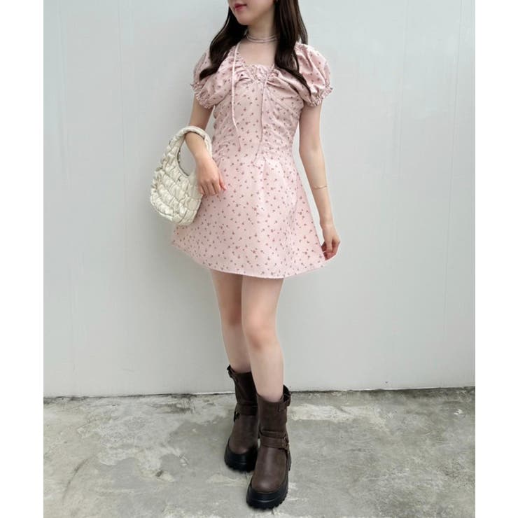【one after another】チョーカー付きバックレースアップミニワンピ… | NICE CLAUP / OLIVE des OLIVE　OUTLET | 詳細画像24 