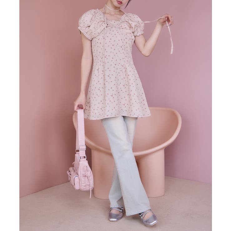 【one after another】チョーカー付きバックレースアップミニワンピ… | NICE CLAUP / OLIVE des OLIVE　OUTLET | 詳細画像30 