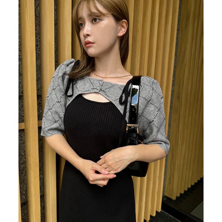 【完売必至】ALICE+OLIVIA チェーンメイル ミニワンピース SLY | OPEN SHOULDER CUT ショートワンピース (ワンピース(ミニ