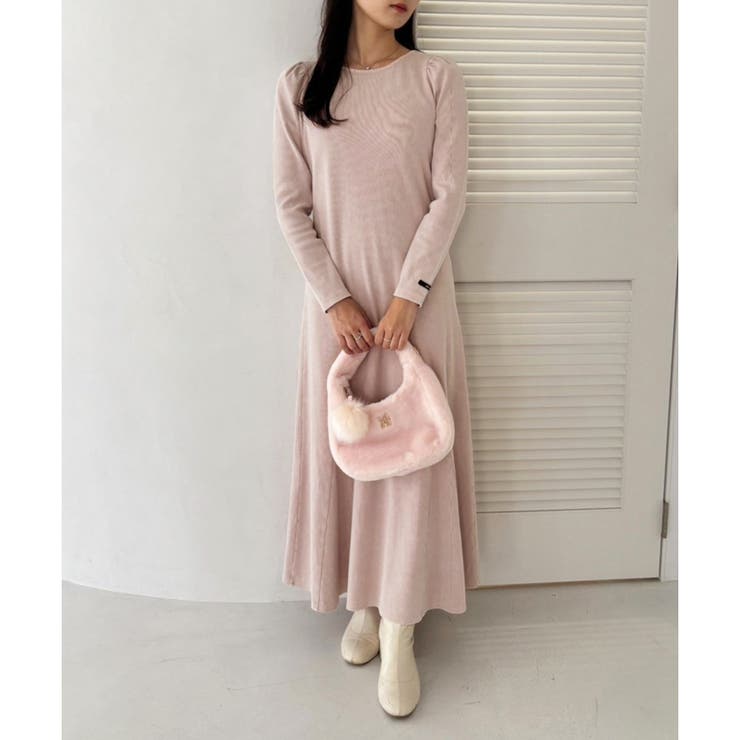 バックレースアップワンピース[品番：NCLW0014734]｜NICE CLAUP / OLIVE des OLIVE OUTLET（ナイスクラップ  オリーブデオリーブ アウトレット）のレディースファッション通販｜SHOPLIST（ショップリスト）