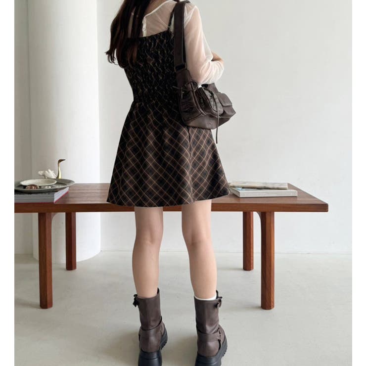 シアートップス+ミニキャミワンピース[品番：NCLW0014700]｜NICE