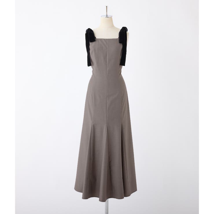【one after another】【スタイルアップ効果◎】肩ベロアリボンキャ… | NICE CLAUP / OLIVE des OLIVE　OUTLET | 詳細画像20 