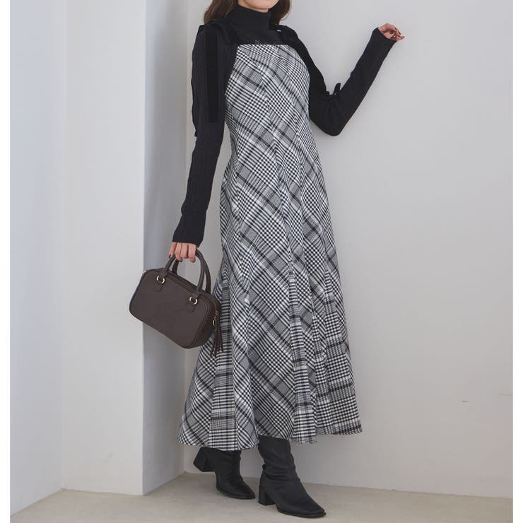 【one after another】【スタイルアップ効果◎】肩ベロアリボンキャ… | NICE CLAUP / OLIVE des OLIVE　OUTLET | 詳細画像2 