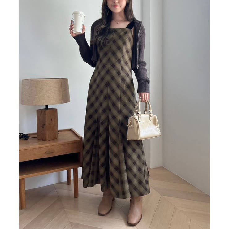 【one after another】【スタイルアップ効果◎】肩ベロアリボンキャ… | NICE CLAUP / OLIVE des OLIVE　OUTLET | 詳細画像27 