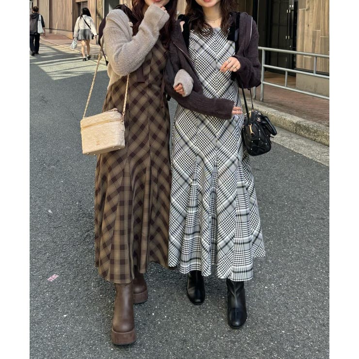 【one after another】【スタイルアップ効果◎】肩ベロアリボンキャ… | NICE CLAUP / OLIVE des OLIVE　OUTLET | 詳細画像47 