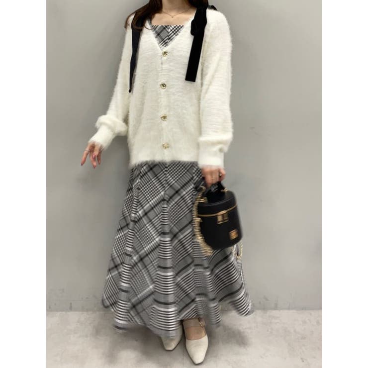 【one after another】【スタイルアップ効果◎】肩ベロアリボンキャ… | NICE CLAUP / OLIVE des OLIVE　OUTLET | 詳細画像55 