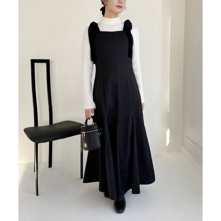 one after another】ベロアリボンキャミワンピ/SM展開[品番