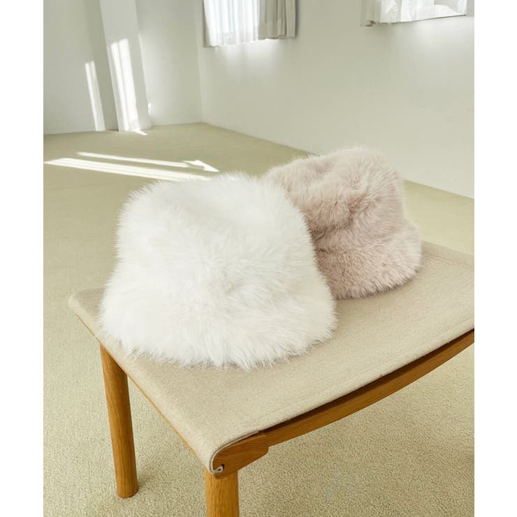 【one after another】ロングファーバケットハット | NICE CLAUP / OLIVE des OLIVE　OUTLET | 詳細画像4 