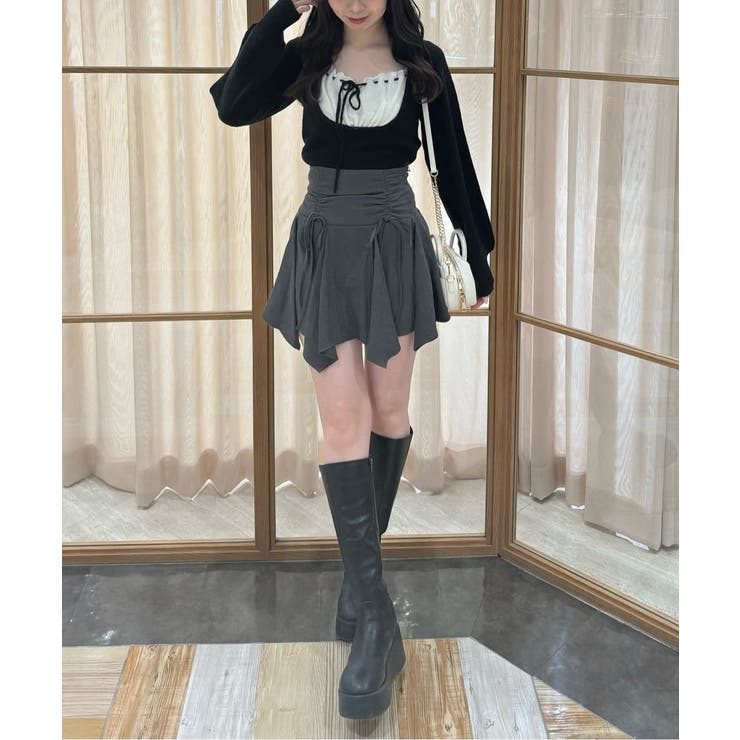 one after another】イレヘムドロストminiスカート[品番：NCLW0015374